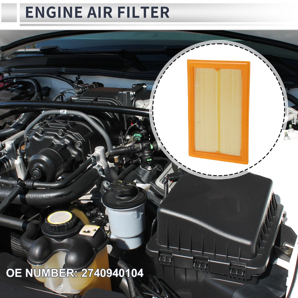 Engine Air Filter Replacement for Mercedes-Benz C300 L4 (2015–2018)