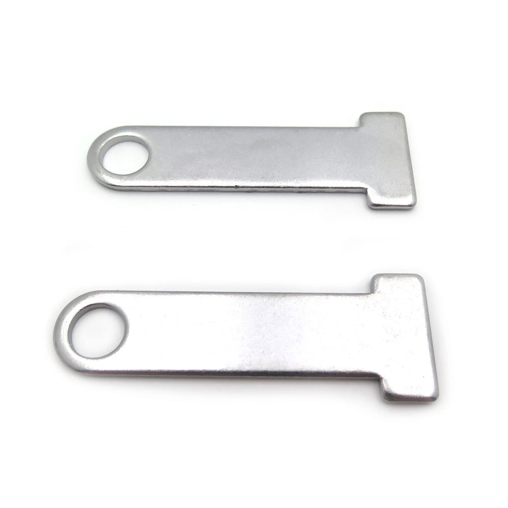 2X Helmet Strap D-Ring Steel Lock Extensions for Universal Motorcycle