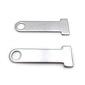 2X Helmet Strap D-Ring Steel Lock Extensions for Universal Motorcycle