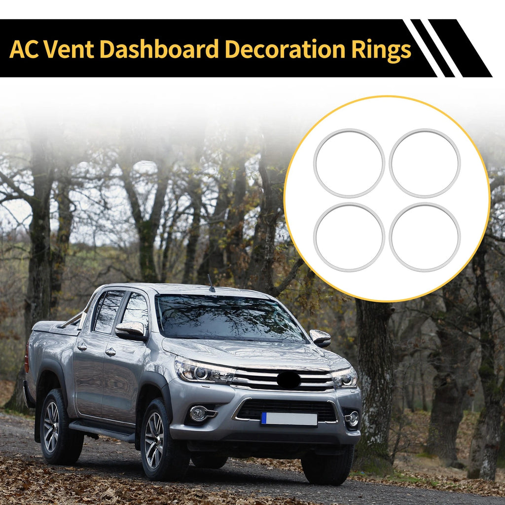 AC Vent Dashboard Decoration Rings 1 Set for Toyota Tacoma (2016–2023)