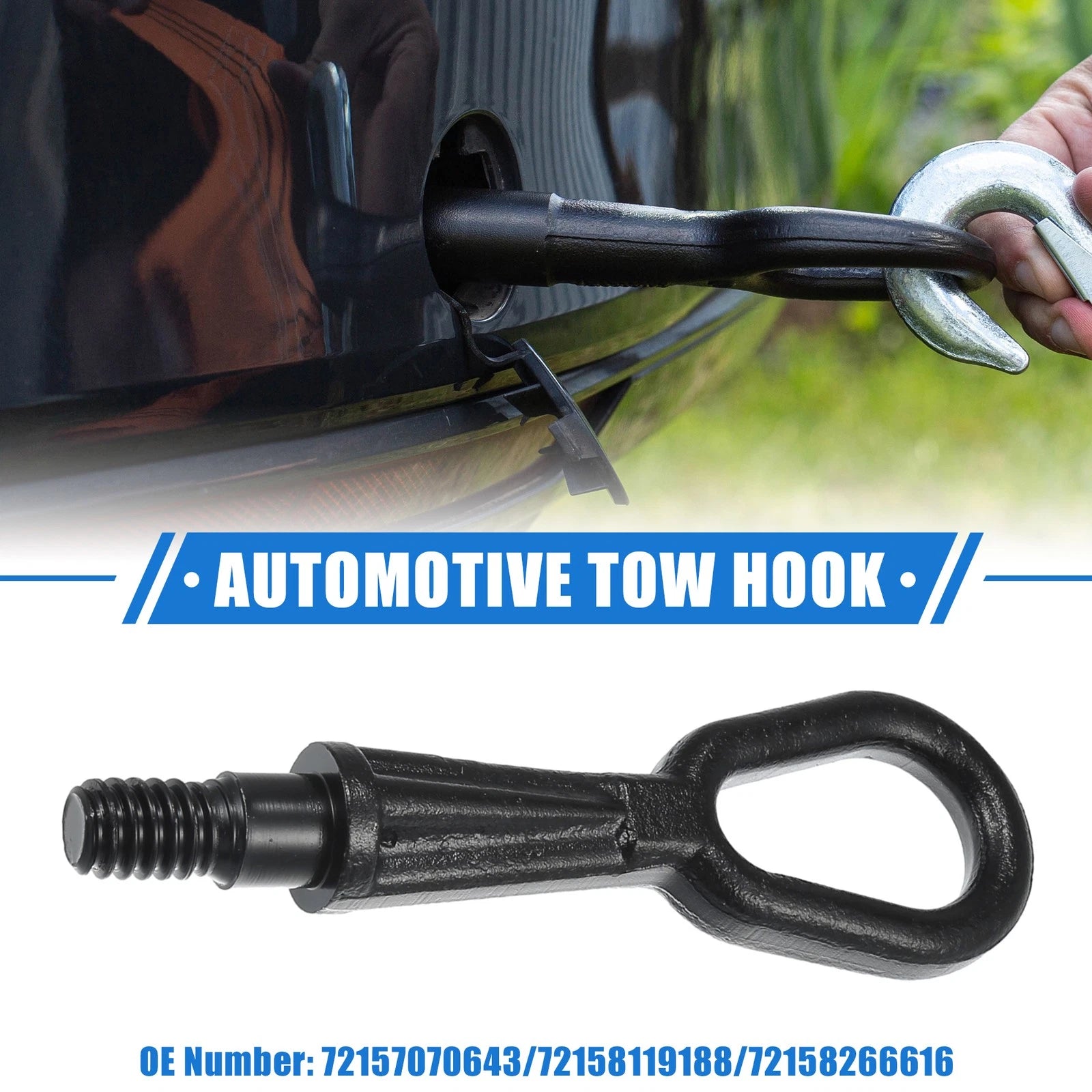 Tow Hook Replacement for BMW X3 E83 2004–2010 and BMW X5 E53 2000–2006 Front