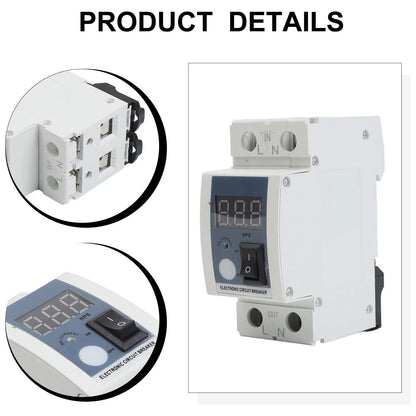 Adjustable Current Limiter with LED for 2 to 40 Amps Circuit Protection