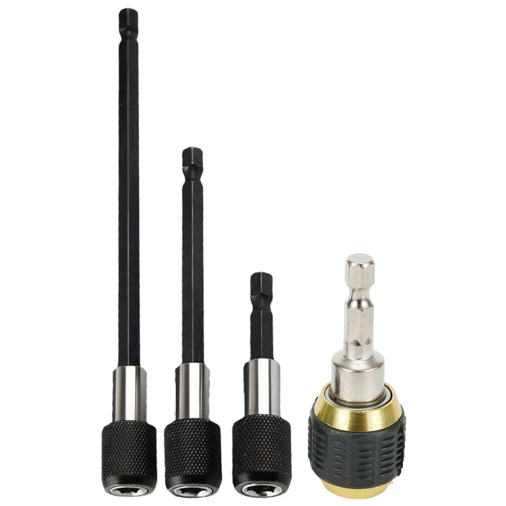 1/4 Inch Hex Shank Screwdriver Bit Extension Rod Quick Release Adapter Tool