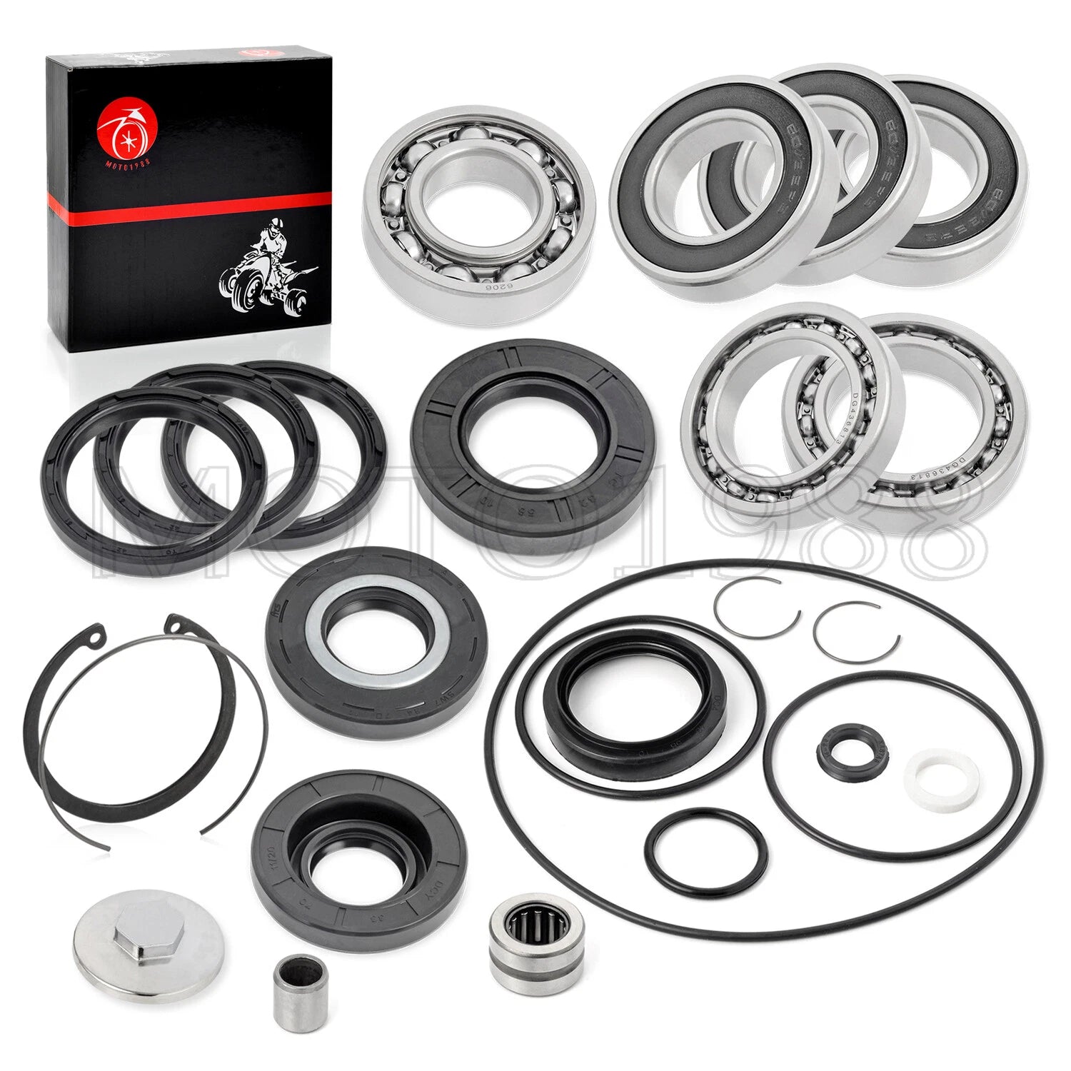 Rear Axle & Differential Bearing Seal Kit for Honda Recon 250 TRX250 (1997–2020)