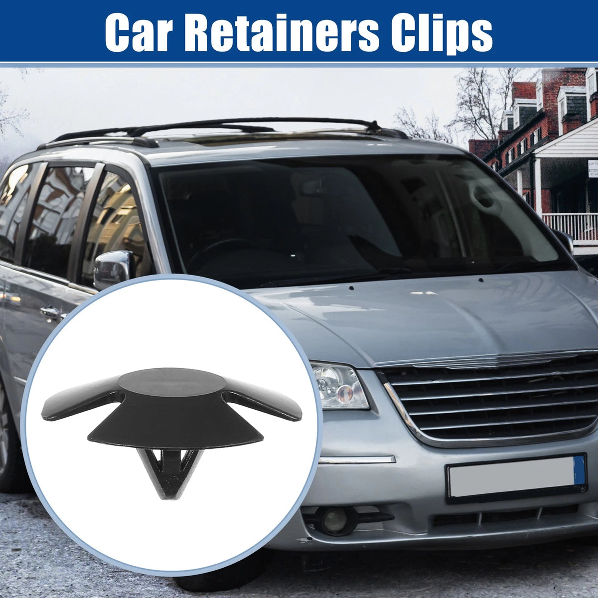 80 Pcs Rear Trunk Insulation Retainers Clip for Chrysler 200 (2011–2014) No.4878883AA