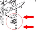 Trim Cylinder Connector Hydraulic Line Manifold for MerCruiser Alpha Bravo