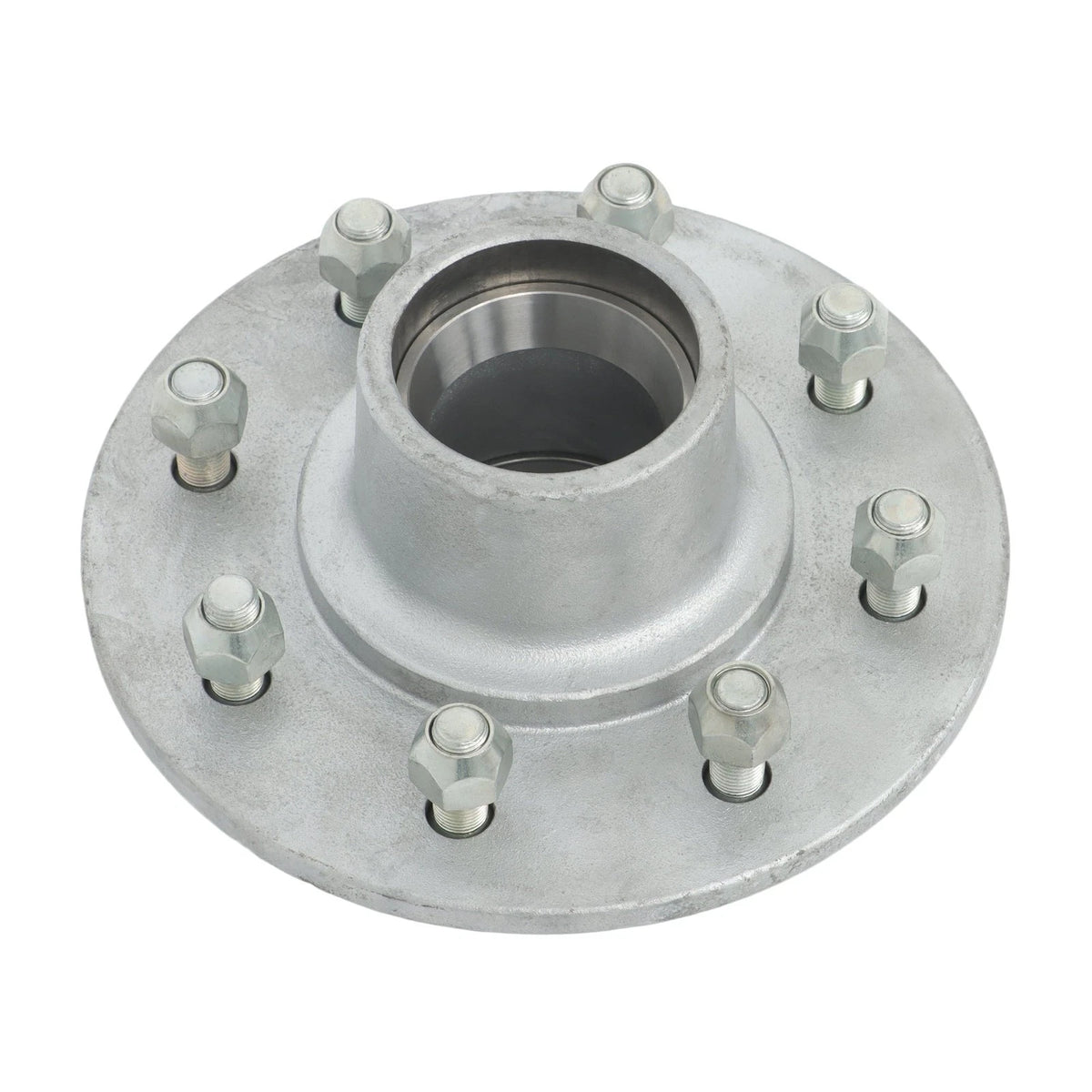 Set of 4 Galvanized Trailer Hub Kit for 7000lbs Axle #42 Spindle 8 on-6.5'