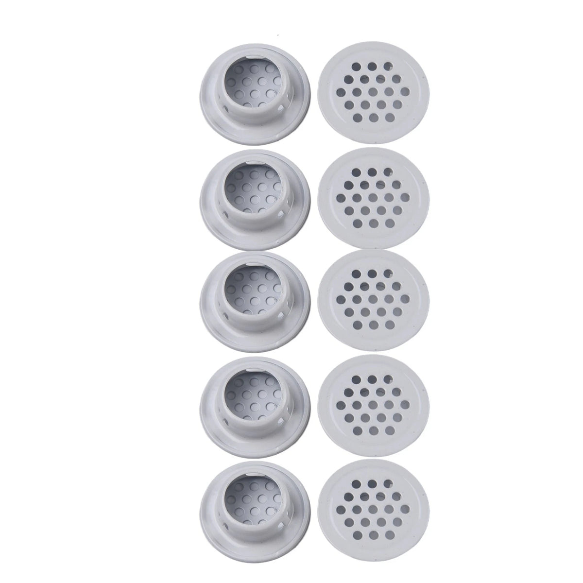 10X Metal Cabinet Cupboard Air Ventilation Cover