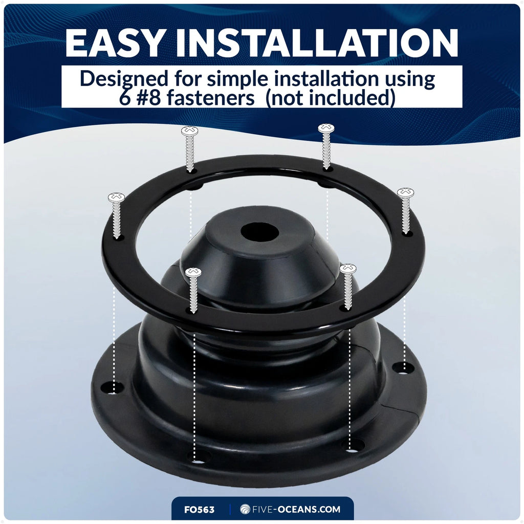 Motor Well Boot for Five Oceans (Up to 5-1/2" Diameter)