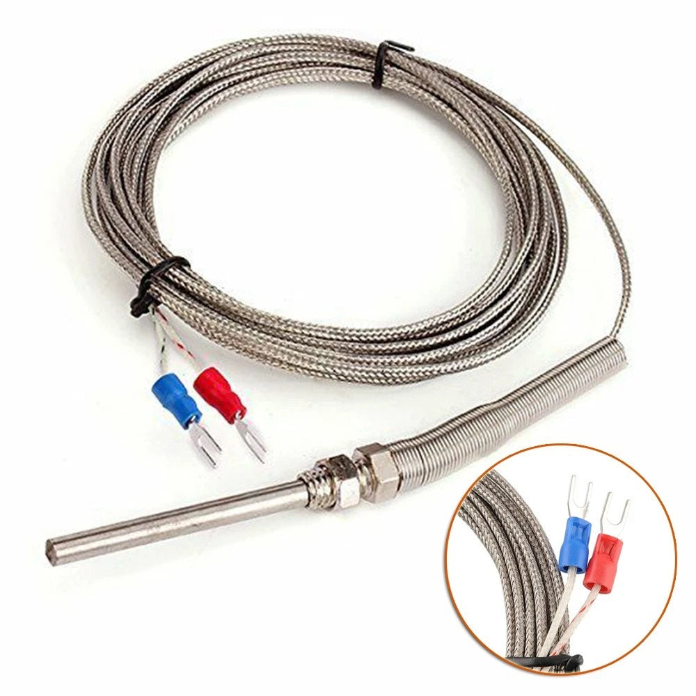 Set of 1 K-Type Sensor Replacement 3/8" NPT Glass Fiber