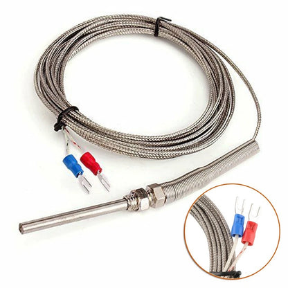 Set of 1 K-Type Sensor Replacement 3/8" NPT Glass Fiber