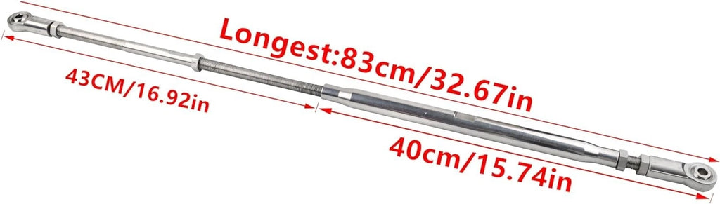 Dual Engine Tiebar for Yamaha (Replaces: 6E5-61301-01-00)