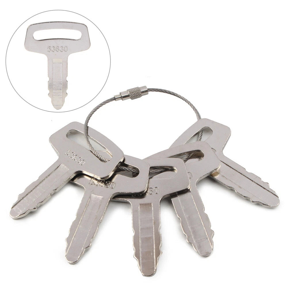 Ignition Key RC101-53630 for Kubota Excavator Loader Generator
