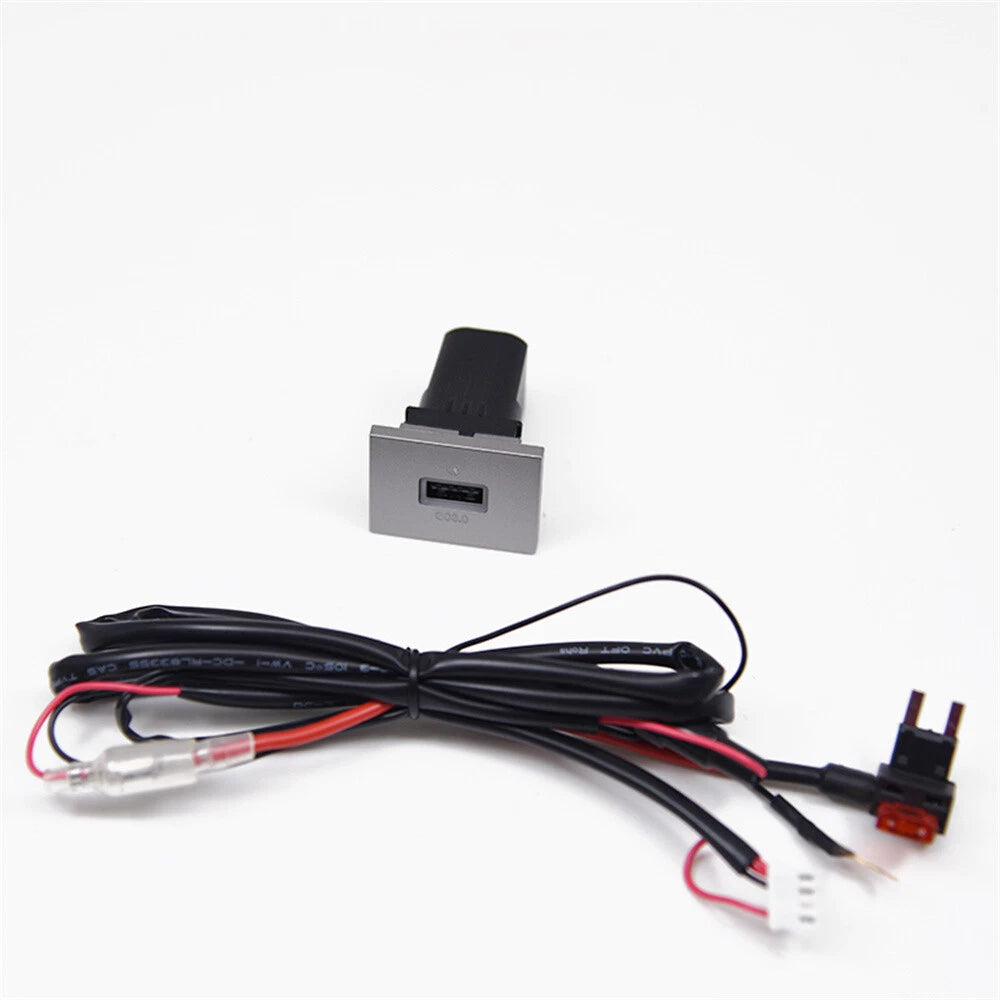 USB-A QC3.0 Fast Charger Socket For Ford Focus MK2 2005-2009, Transit 2006-2013