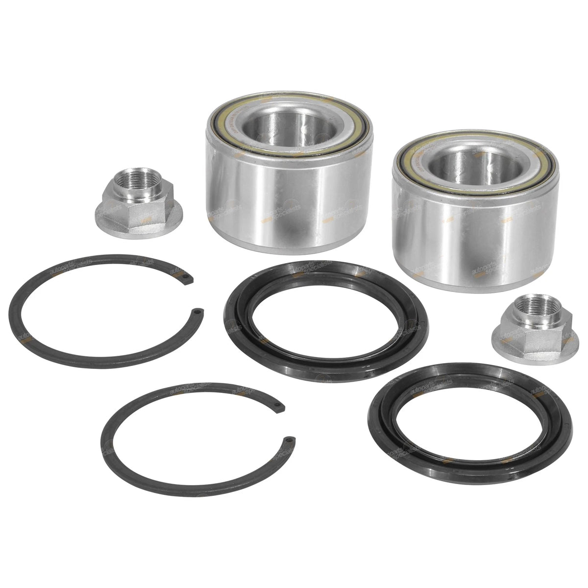 2X Front Wheel Bearing Kits for Mazda B4000 (2005–2006) RWD 4X4