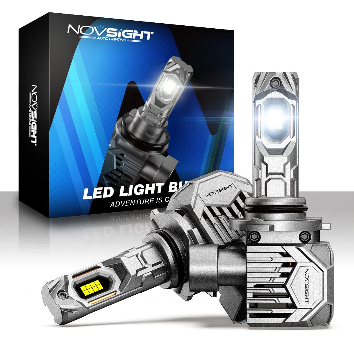 2X 9005 HB3 LED Headlight Bulbs for 6500K 30000LM