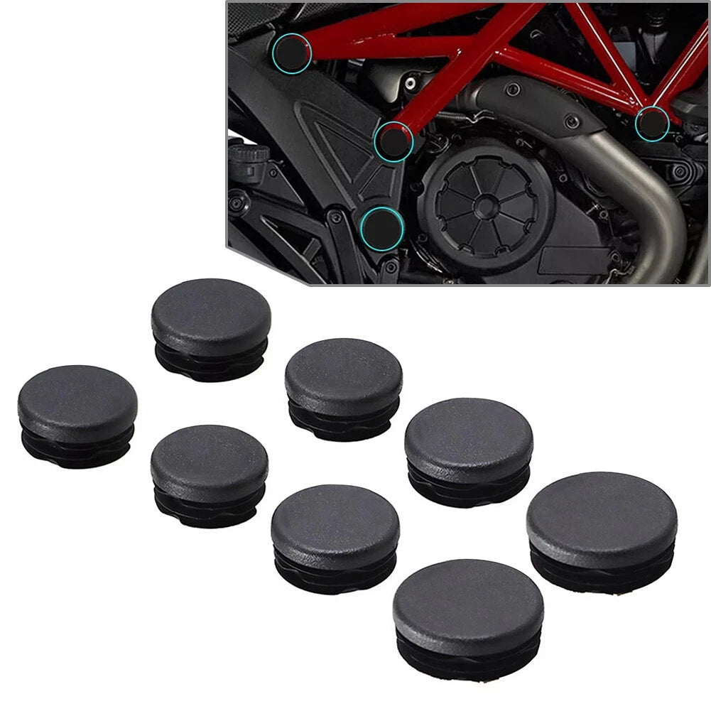 8PCS Frame Hole Cover Caps for Ducati Diavel (2011–2018)