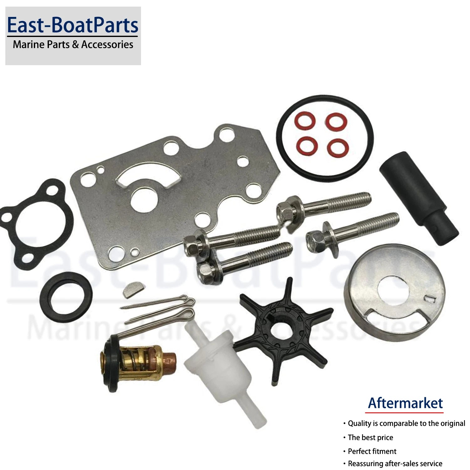 Service Part Kit Impeller for Yamaha Outboard 6-9.9 HP (F6A F6B F8C F8F F9.9F F9.9J)