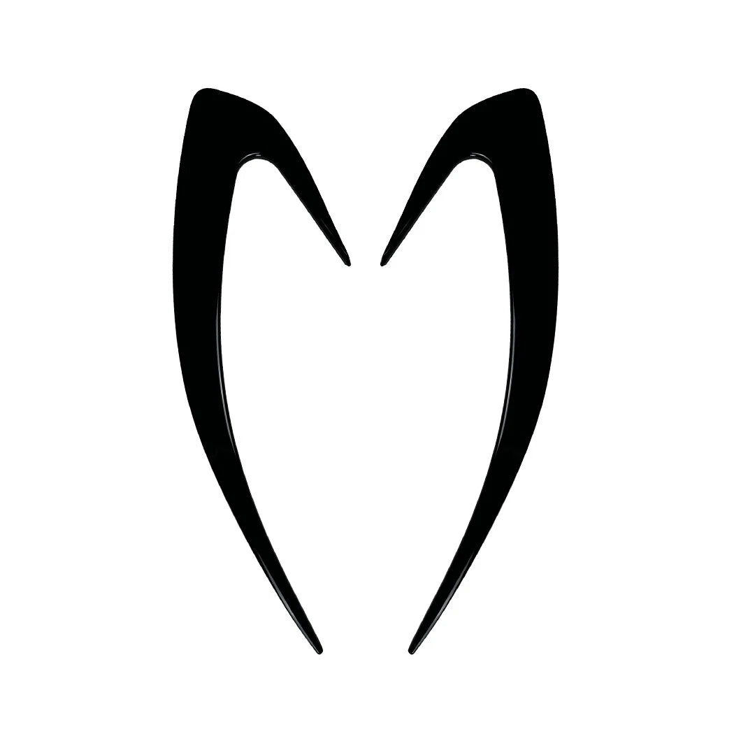 Gloss Black Rear Bumper Side Fin Canards Splitter for Mazda MX-5 Miata ND (2016–Present)