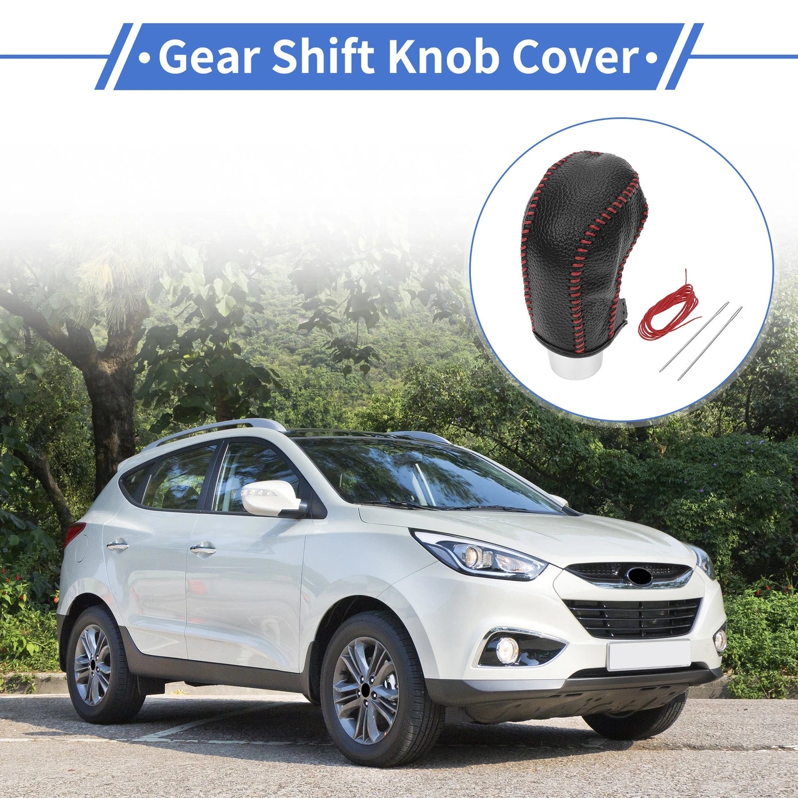 Gear Shift Knob Cover Replacement for Hyundai Tucson (2015–2018)