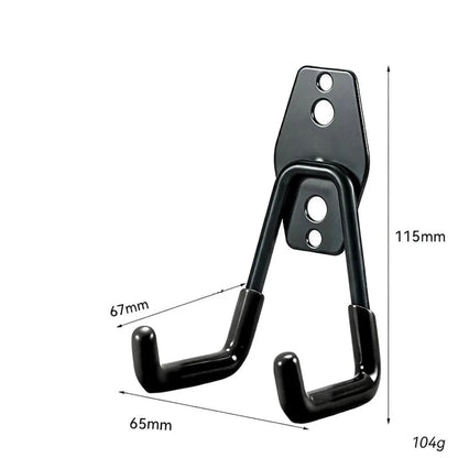Set of 4 Garage Hooks for Bike Hanger Vertical Storage