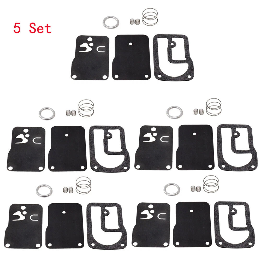 Set of 5 Fuel Pump Diaphragm Rebuild Kit for B & Stratton (393397, 401400)