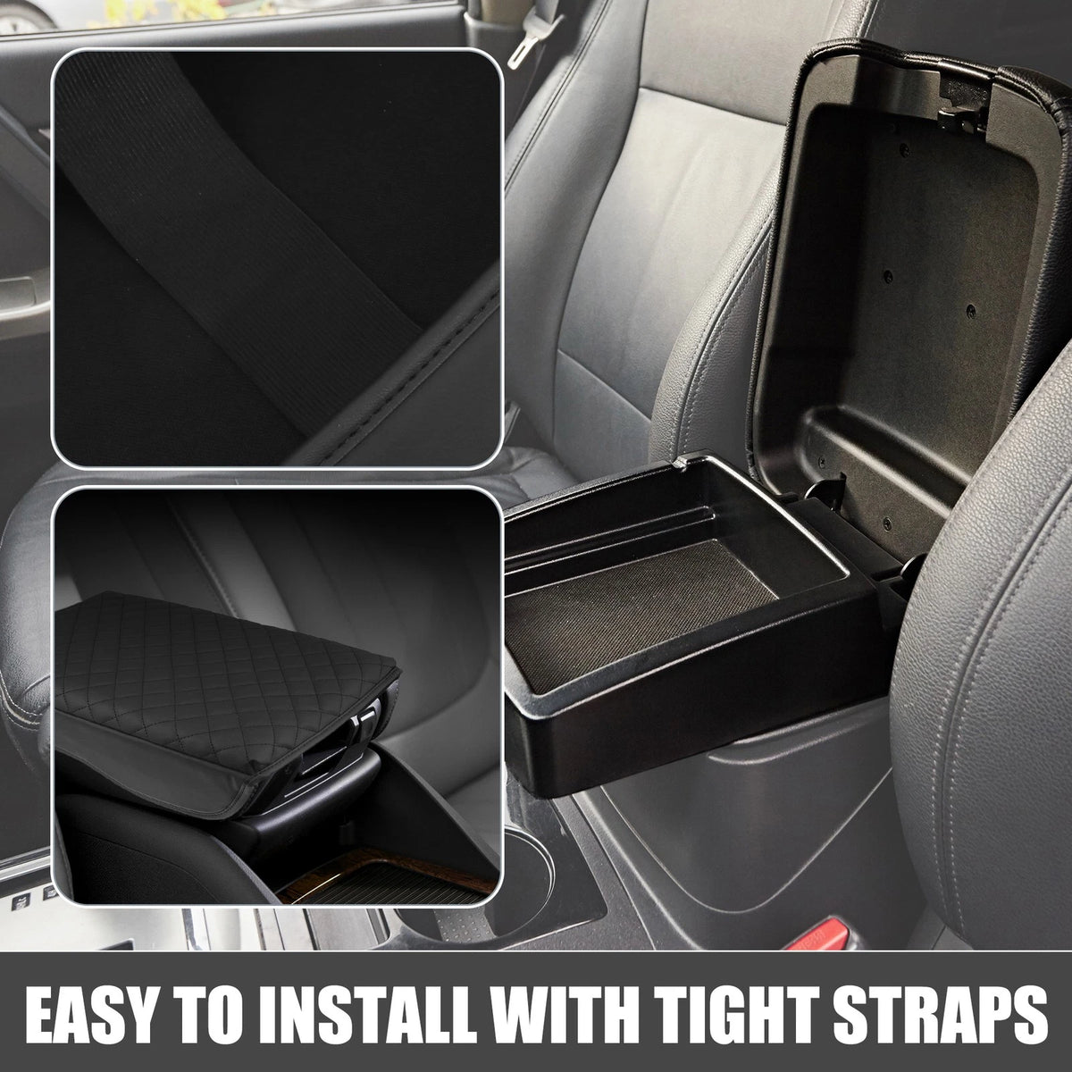 Center Console Armrest Seat Box Cover for Dodge Ram 1500 2500 3500 (2019–2023)