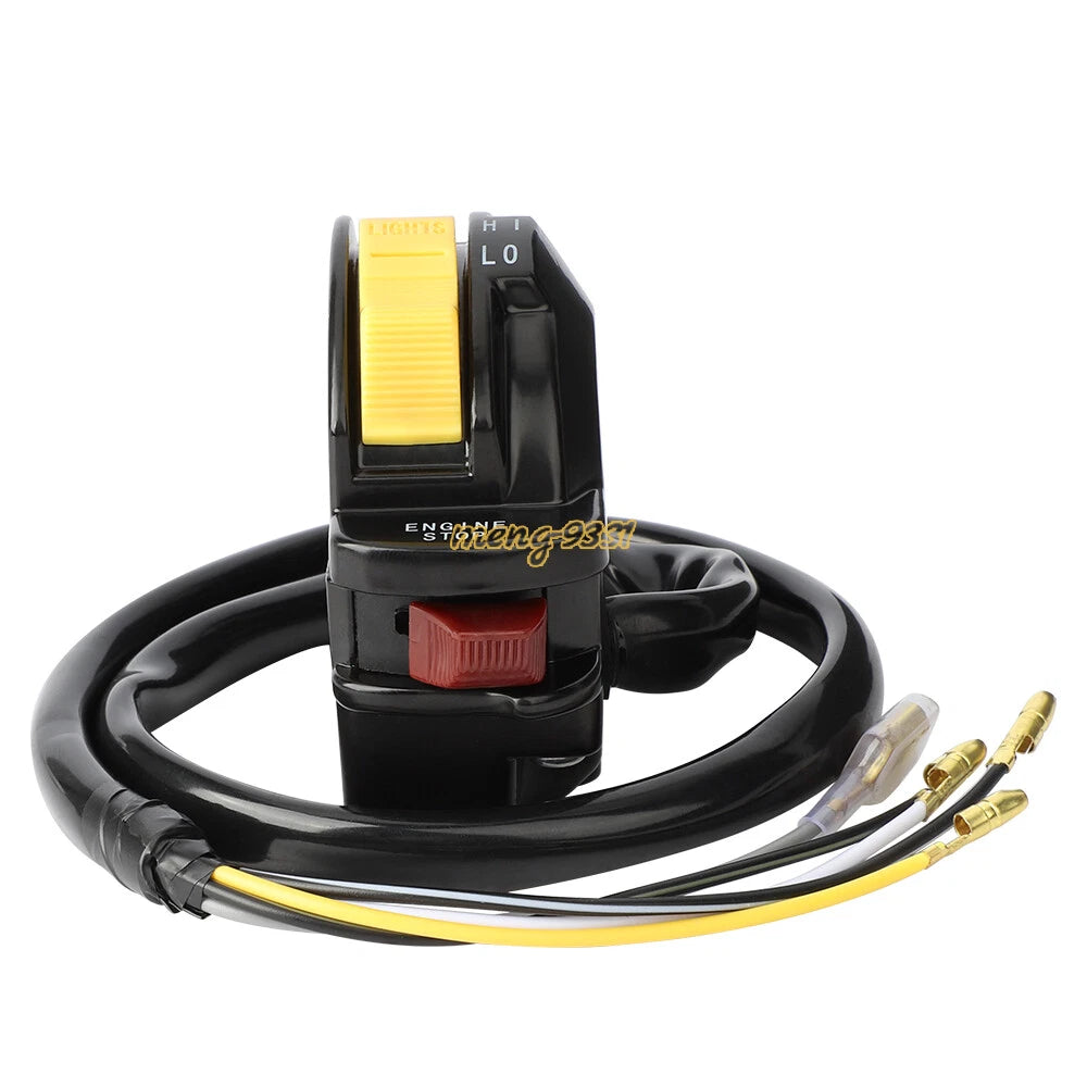 Handlebar Control Stop Headlight Switch Button for Suzuki LT230S (1985–1988)