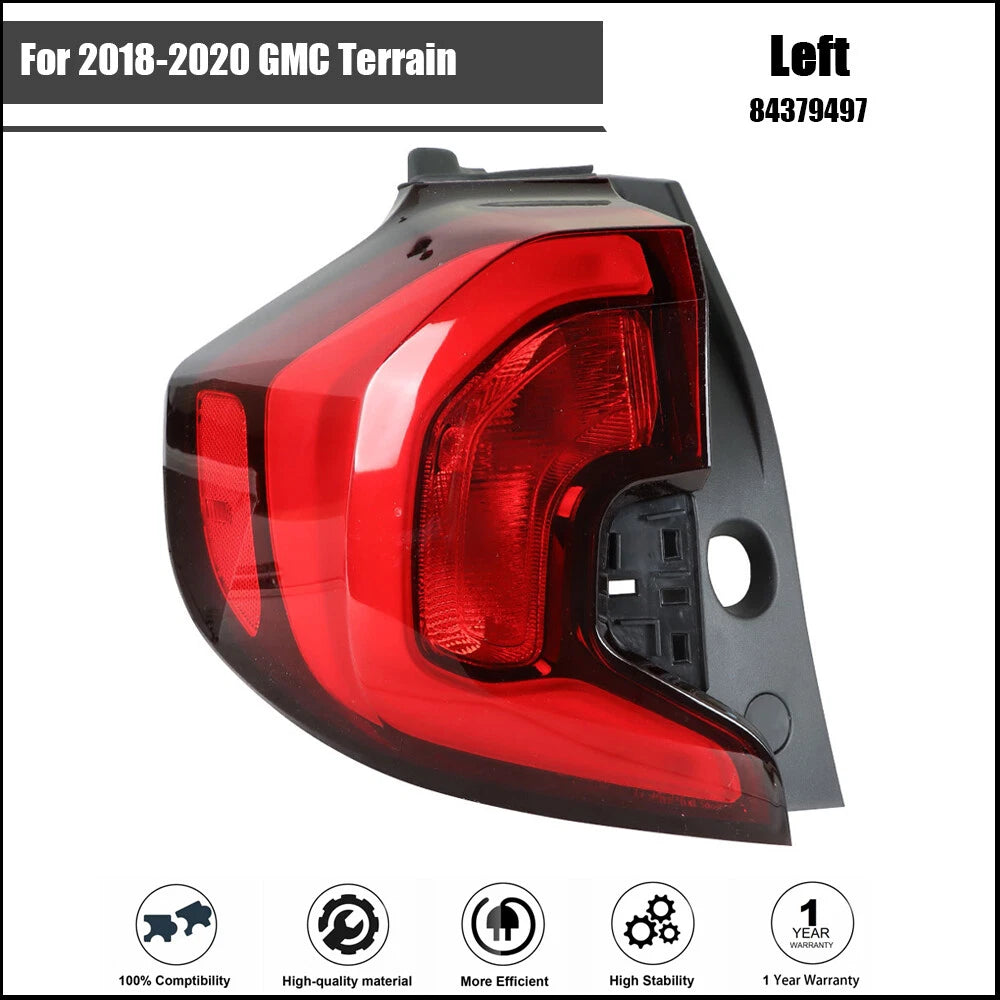 Tail Light Assembly for GMC Terrain (2018–2020) Rear Left Driver Side