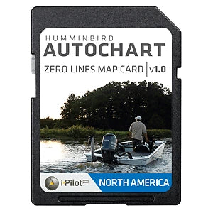 Humminbird AutoChart Zero Lines Map Card for Humminbird (600033-1)