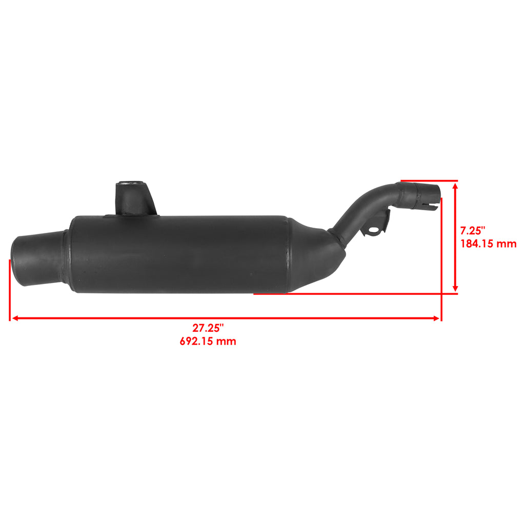 Exhaust Muffler Replacement for Honda (2006–2010)