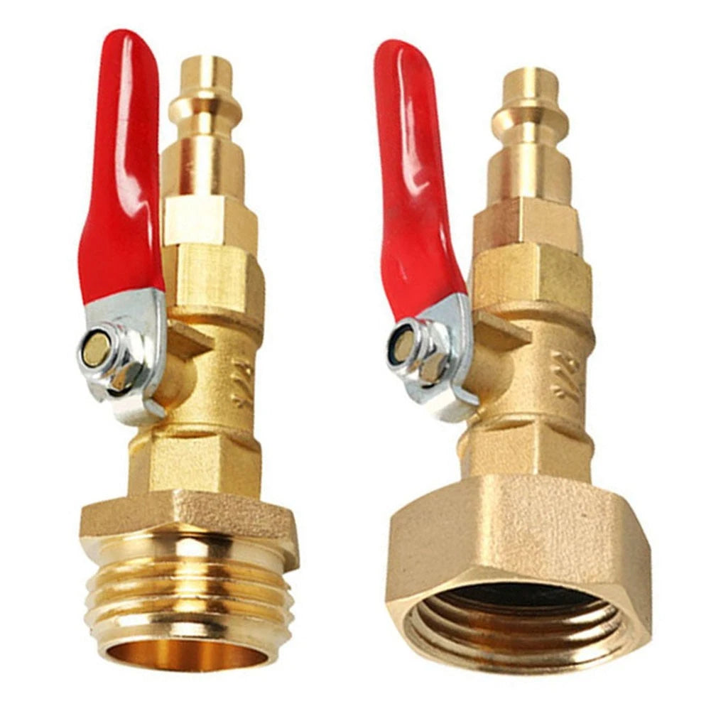 Brass Blowing Water Adapter for Gardens & RVs