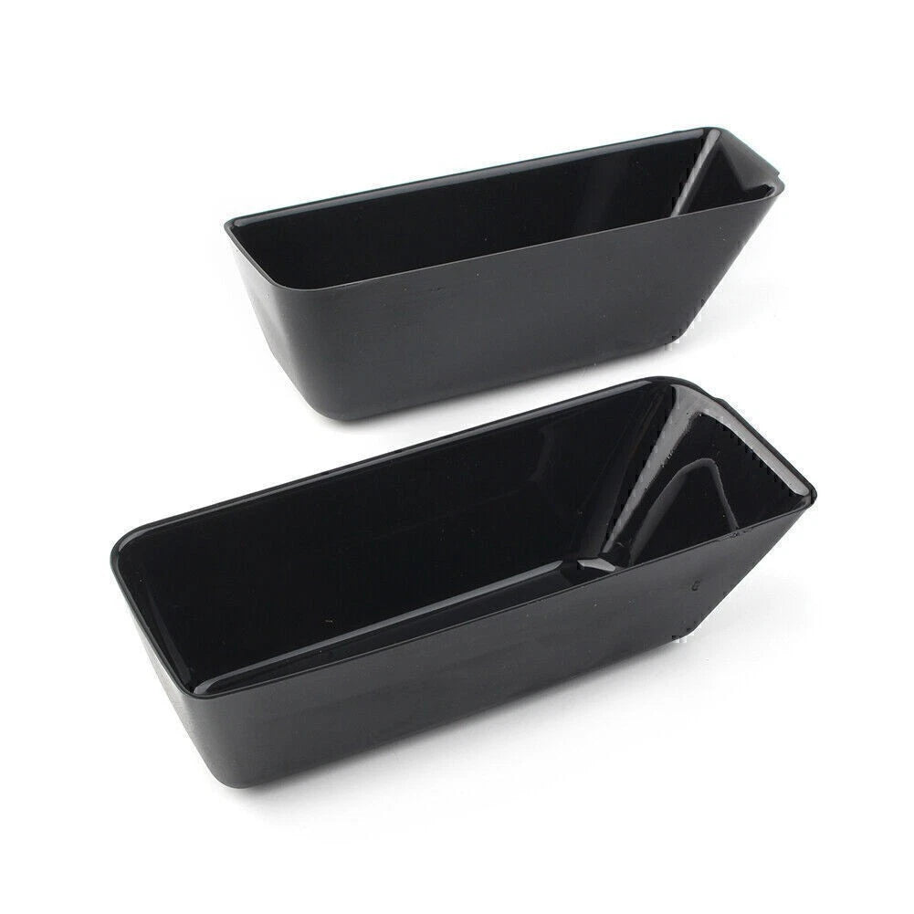 Rear Door Handle Armrest Storage Box Tray Bin Kit for Ford Edge (2015–2018)