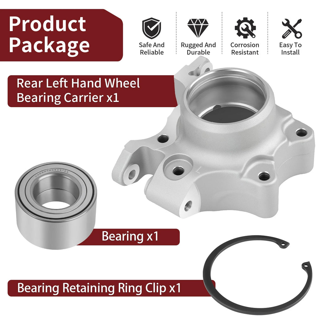 Left Rear Knuckle Carrier w/ Bearing 5138415 for Polaris RZR XP 1000 (2014–2017)