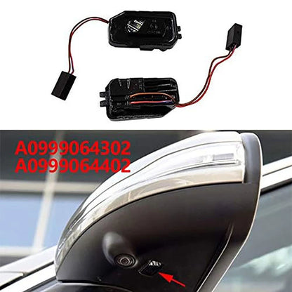 2Pcs LED Mirror Puddle Light for Mercedes C-Class W205 (2016–2022), E-Class W213 (2017–2023)