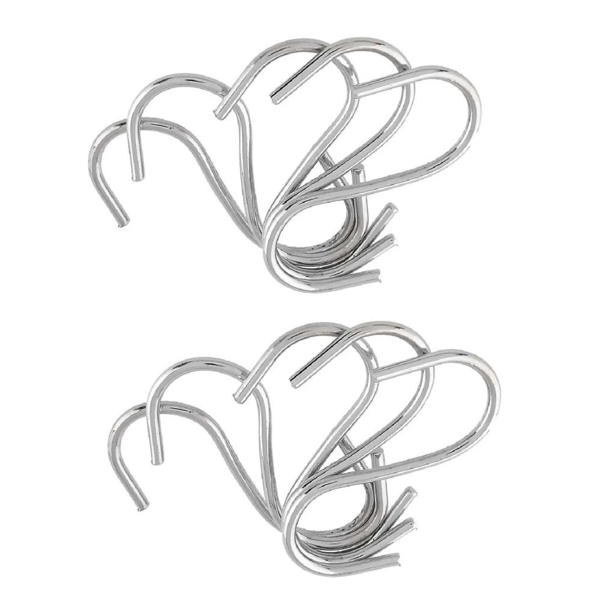 10 Pack Stainless Steel "S" Shape Hooks for Kitchen and House