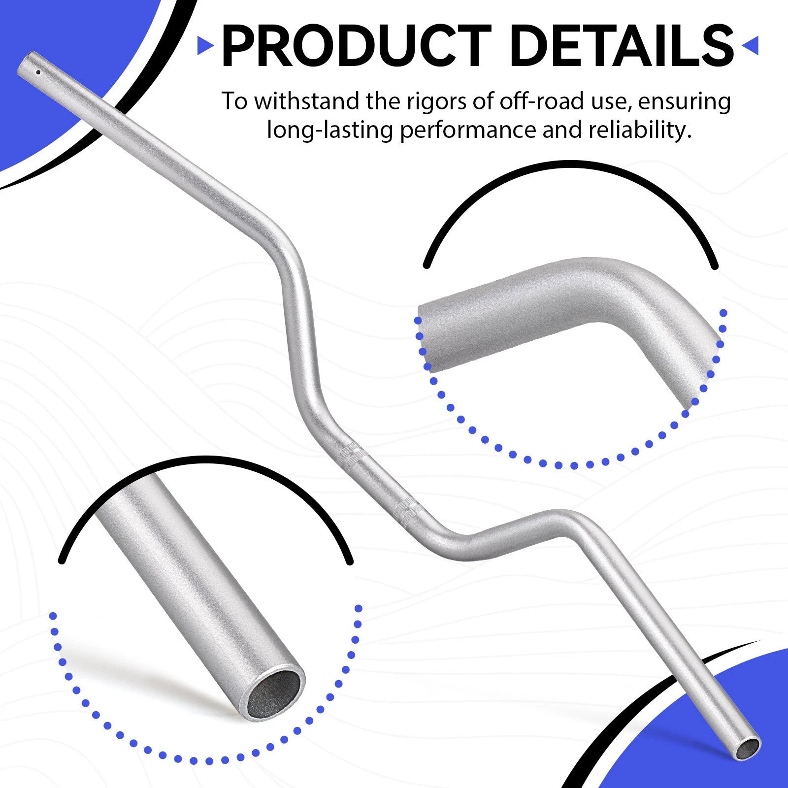Handlebar for Yamaha Banshee 350 YFZ350 (2003–2006) 5LP-26111-20-00