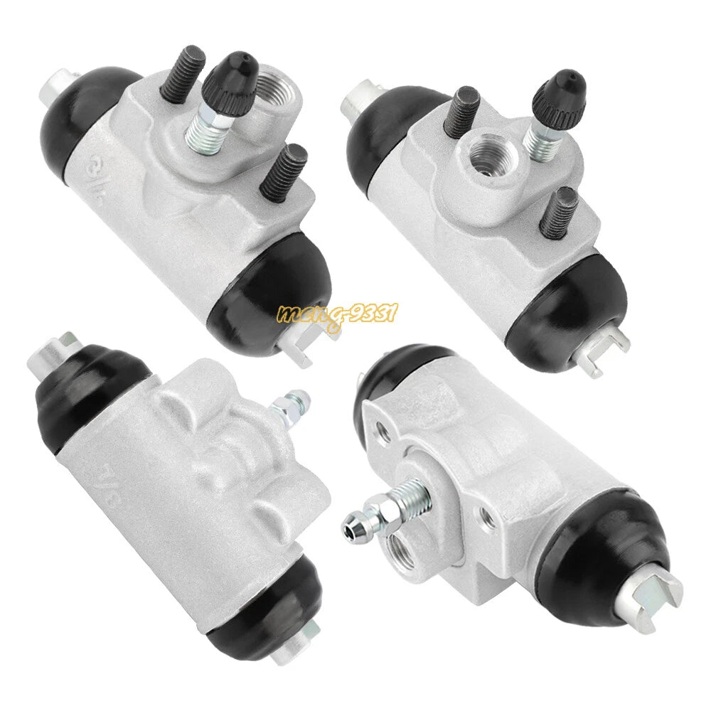 4x Wheel Cylinder & Shoes Kit for Kawasaki Mule 2510 (1998–2001)