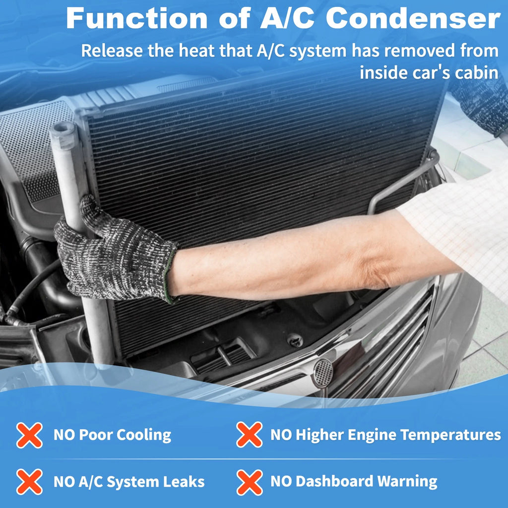 A/C Condenser Replacement for Dodge Avenger for Chrysler 200 (2011–2018)