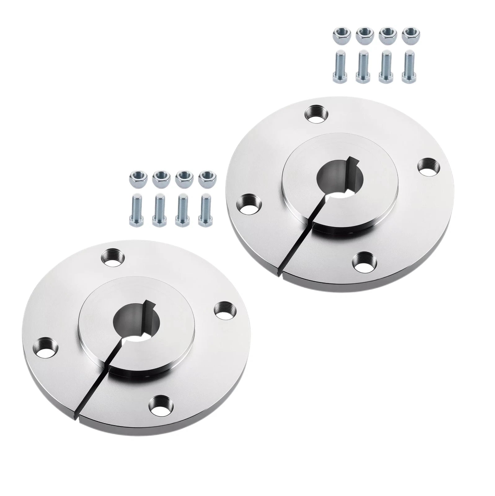 2 Rear Axle Aluminum Wheel Hubs for Go Kart Off Road Cart (1" Bore)