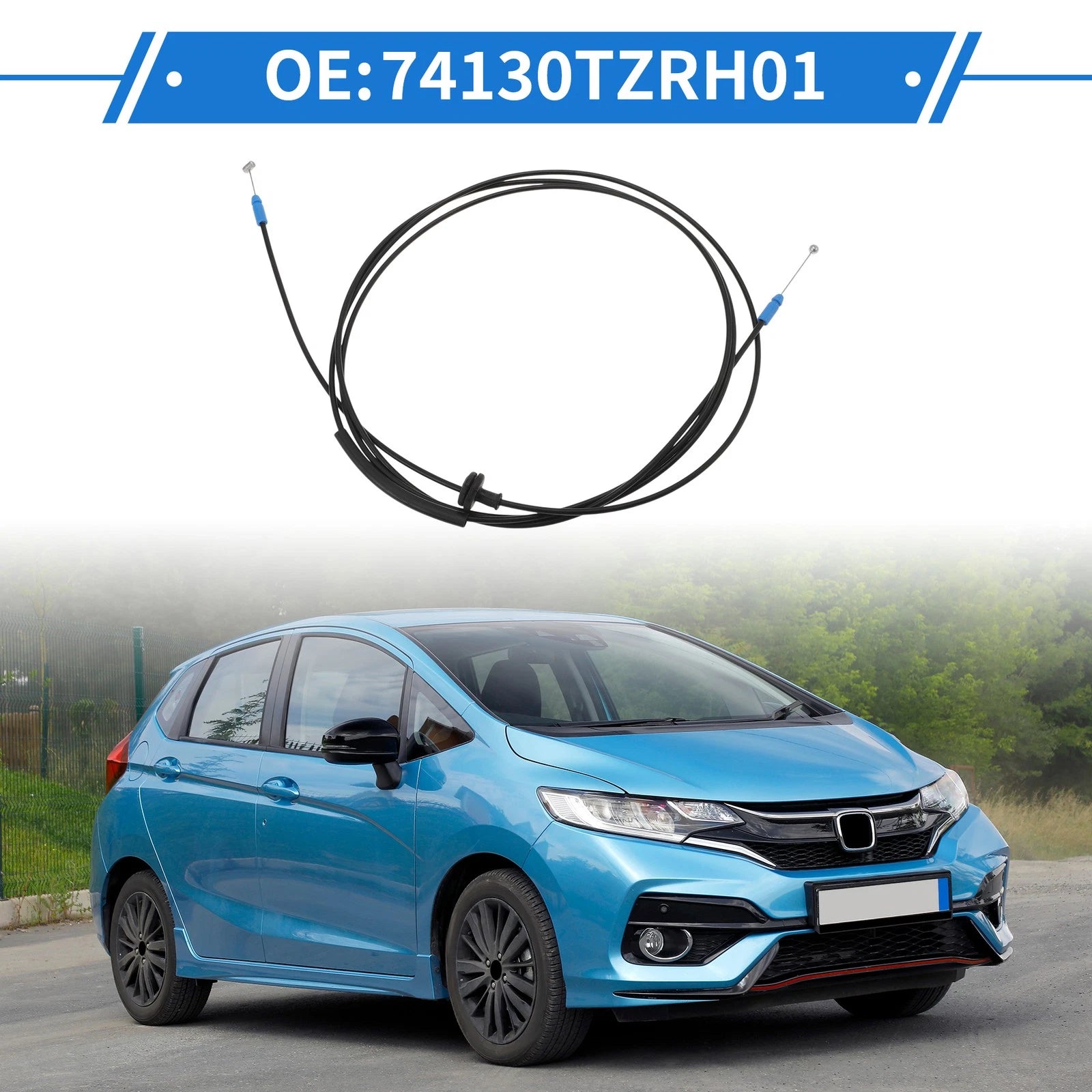 Hood Latch Release Cable Replacement for Honda Fit (2021–2024)