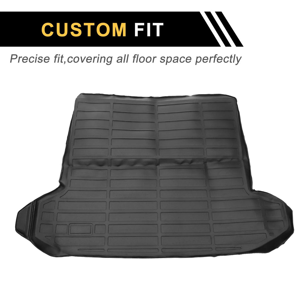 Cargo Liner Rear Trunk Mat TPE for Hyundai Tucson (2022–2024) Stripe Pattern