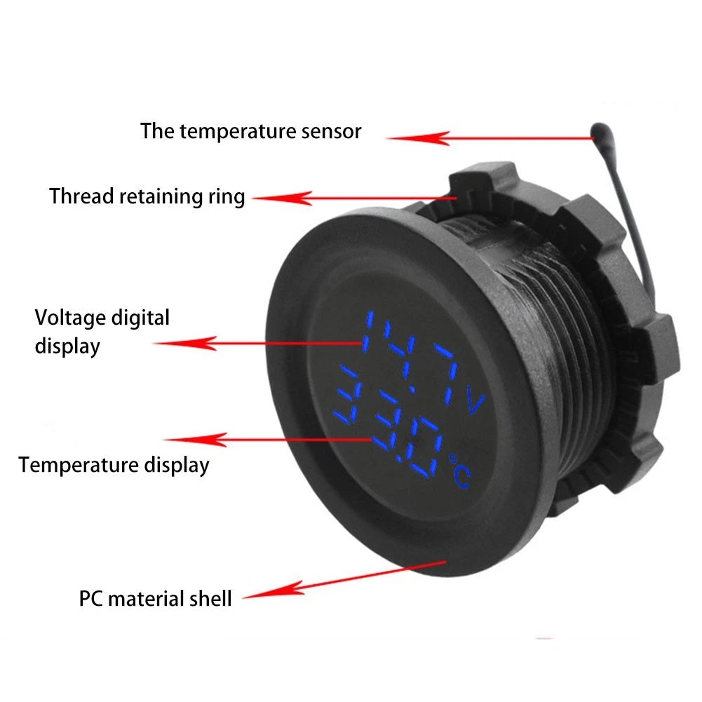 Temperature Voltmeter for PC (Flame Retardant)
