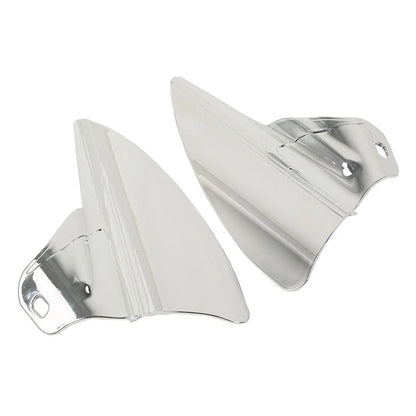 ABS Chrome Saddle Shield Heat Deflector for Harley Road King (2009–2023)