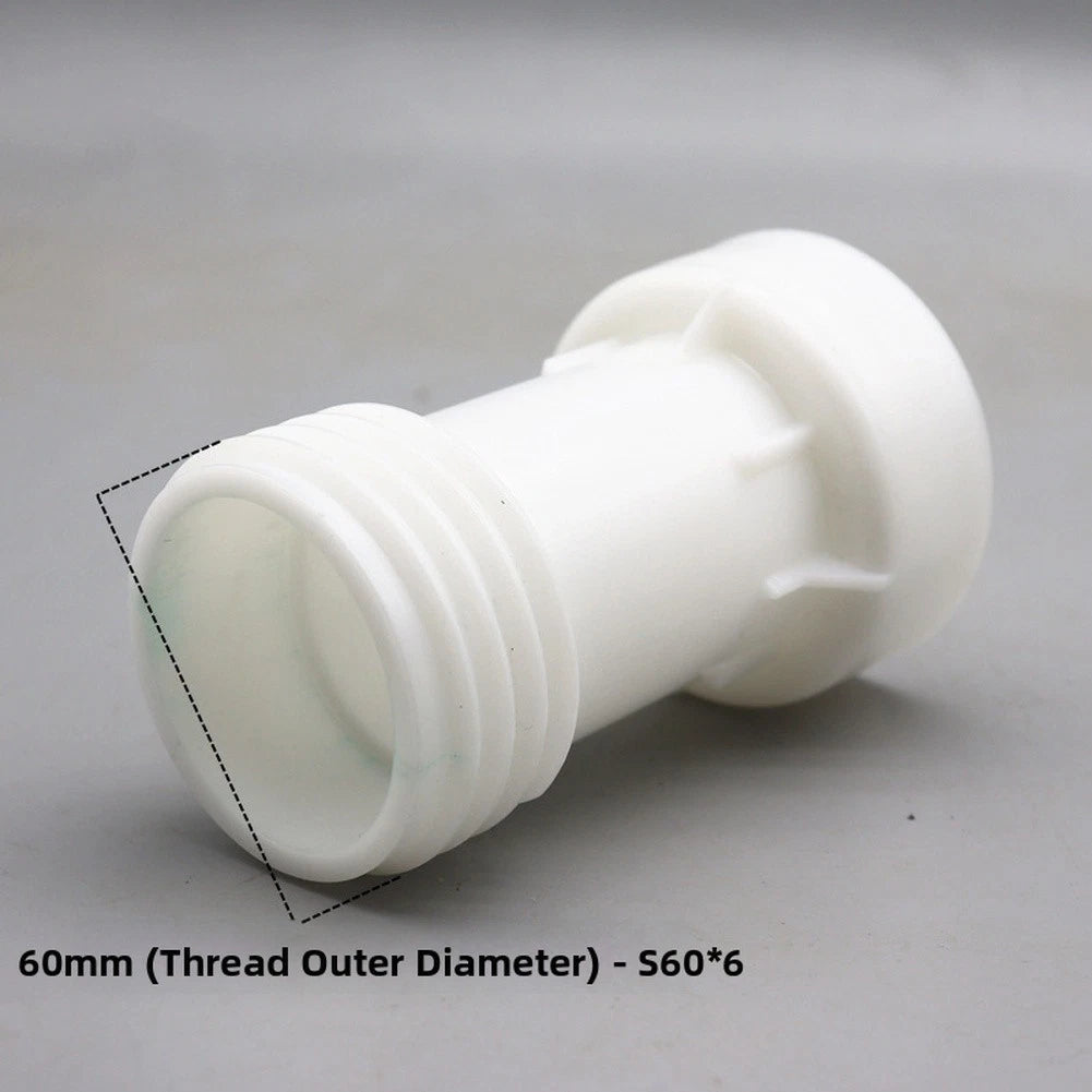 Set of 2 PE IBC Tank Extension Adapters 11cm S60 x 6 Thread
