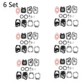 Set of 6 Carburetor Gasket Kits for Walbro K20-WYL (Honda GX22/31, Echo GT1100)