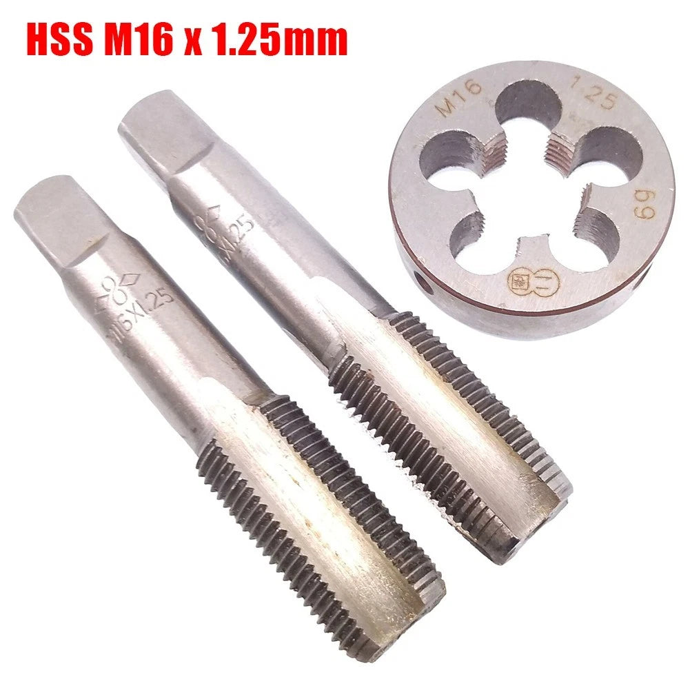 Set of 1 Taper Tap Die Metric Right Hand Thread Accessories