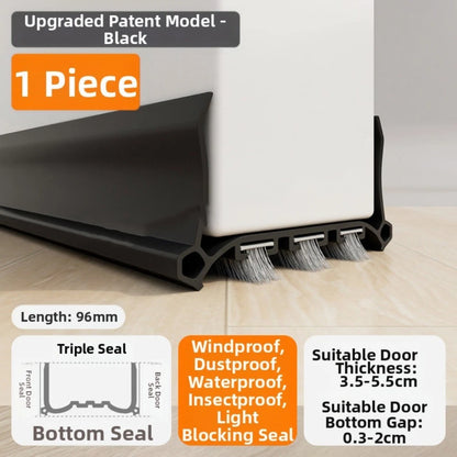 Adjustable Door Seal Strip for Dust Noise Protection (Universal Fit)