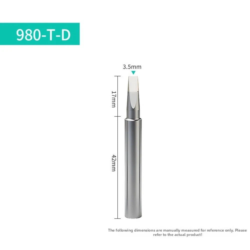 980T Copper Soldering Tip for Electronics (Fast Heating, Smooth Flow)