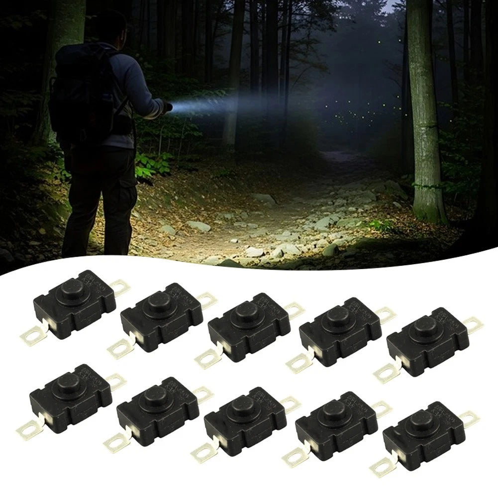 Pack of 10 KAN28 Push Button Switch 1.5A 250V 18x12mm